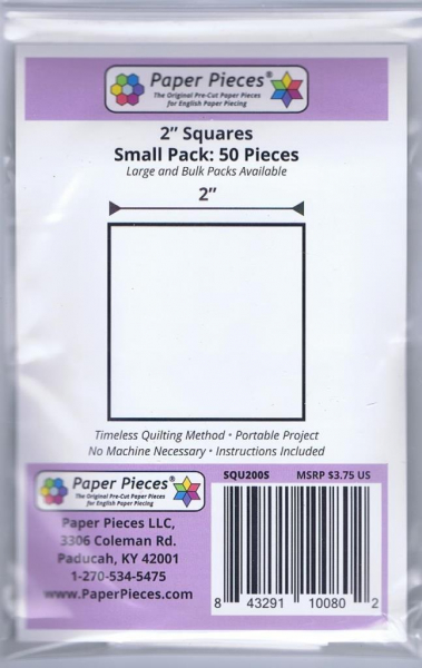 Patchworkkarton squares  2 " 50 Stück
